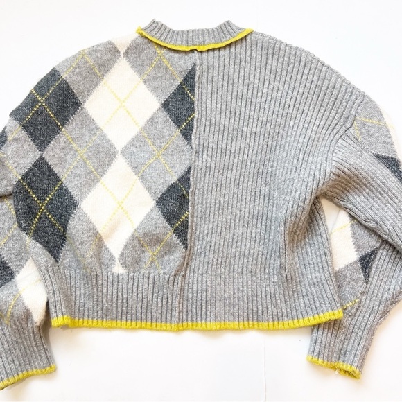 Pringle of Scotland H&M Collab Jacquard Knit Oversized Sweater Jumper - Picture 3 of 6